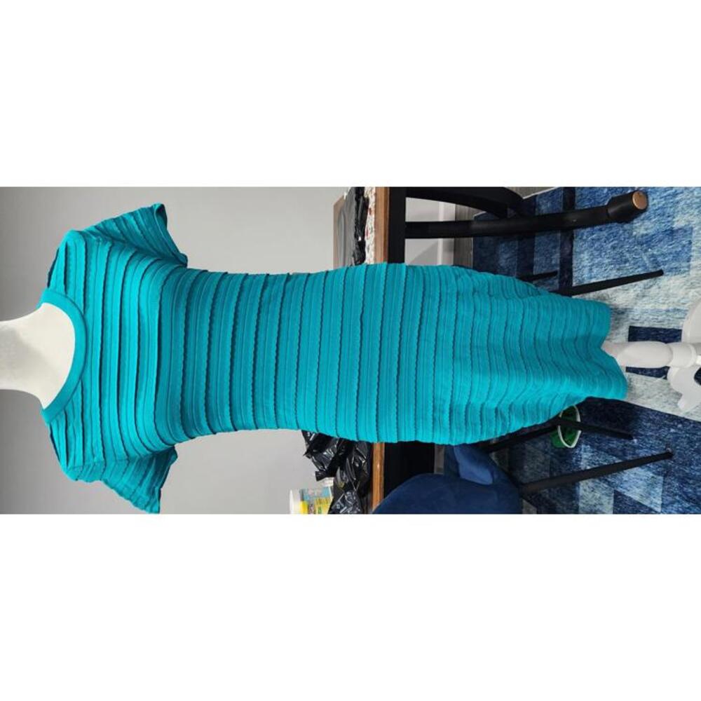 Michael Kors Teal Stripe Dress - Chic & Comfortable #5